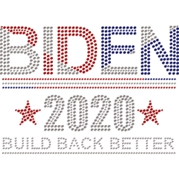 2020 Vote for Biden Rhinestone Heat Transfer